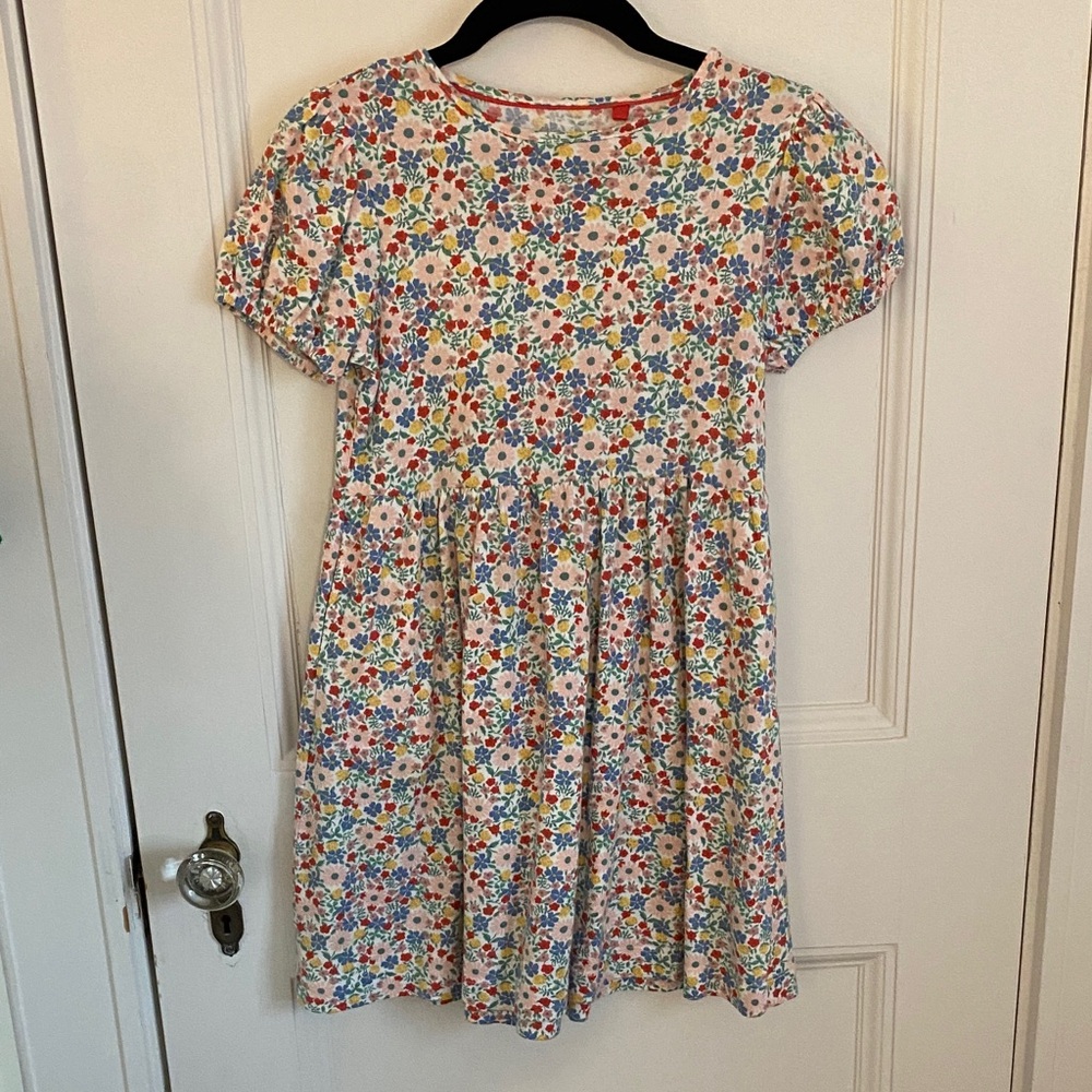 Mini Boden Floral Kids Dress - Multicolor